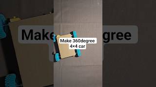 How To Make 4×4 360 degree car #diy #remote #repair #shorts #MAKE RC CAR