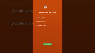 ⚖️ Crop Comparison — KisanMitra Farming App #Shorts