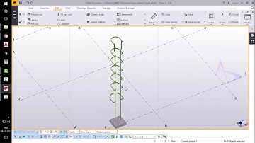 Tekla Structures 2016i-Tutorial-14_Create Cage Ladder Part-1 (Model)