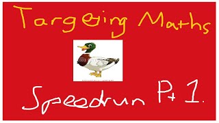 Targeting Maths Pt 1