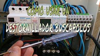 USAR QUÉ SIRVE UN DESTORNILLADOR BUSCAPOLOS - YouTube