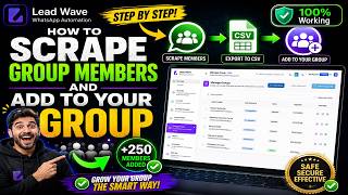 WhatsApp Group Member Export & Add to your Group Step by Step guide #addmembers
