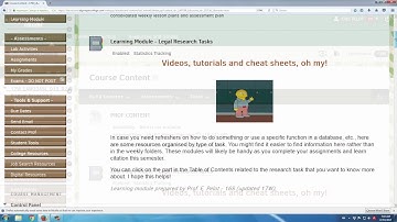 Bb Tour: Creating Content for Learning Module