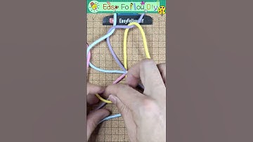 Macrame Thin and Fat Chinese Crown Knots 🍭 Simple Knot Tutorial #knot #macrame | Full Tutorial⬆️URL