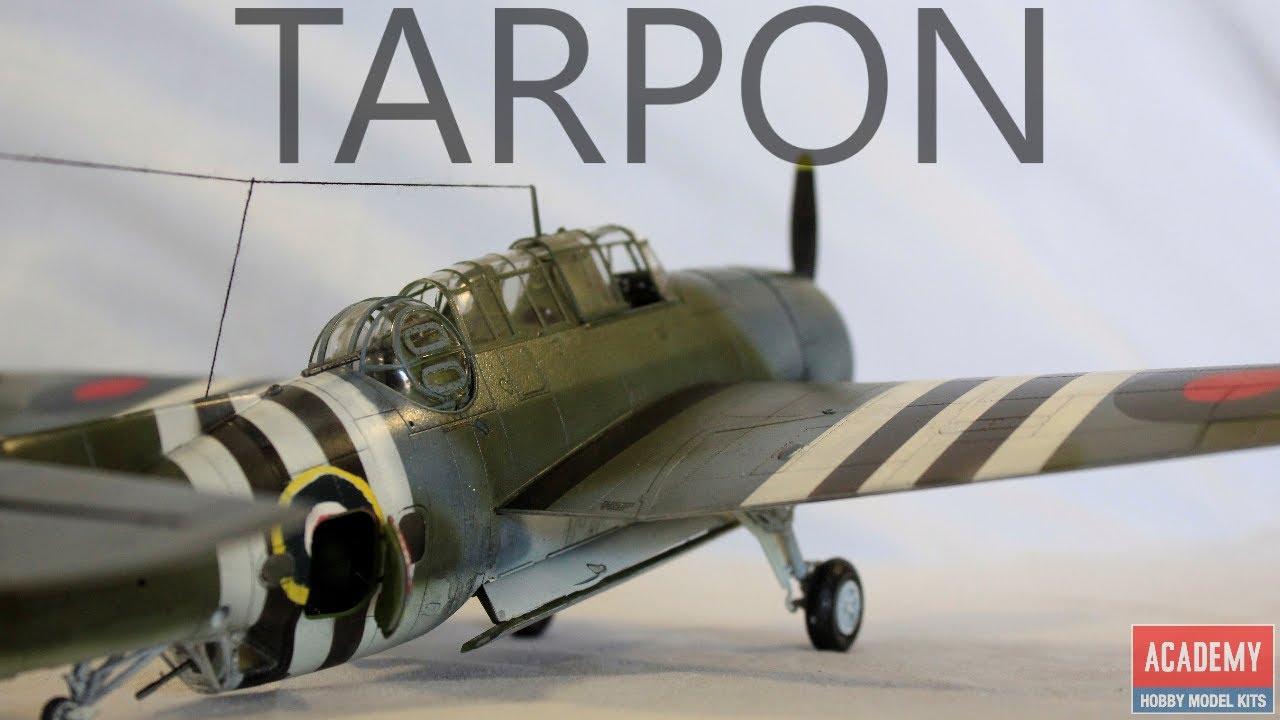 Academy's 1/48 Grumman Tarpon Mk.1 (TBM-3 Avenger) | Full Build