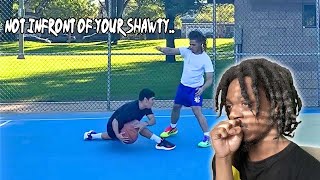 THIS HARD TO WATCH|petite lightskin dominates mexican lady Plaqueboymax Reaction!!