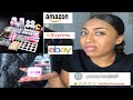 WORST ACRYLIC NAIL KIT REVIEW AND SWATCHES  | * EXPLODING POWDERS *