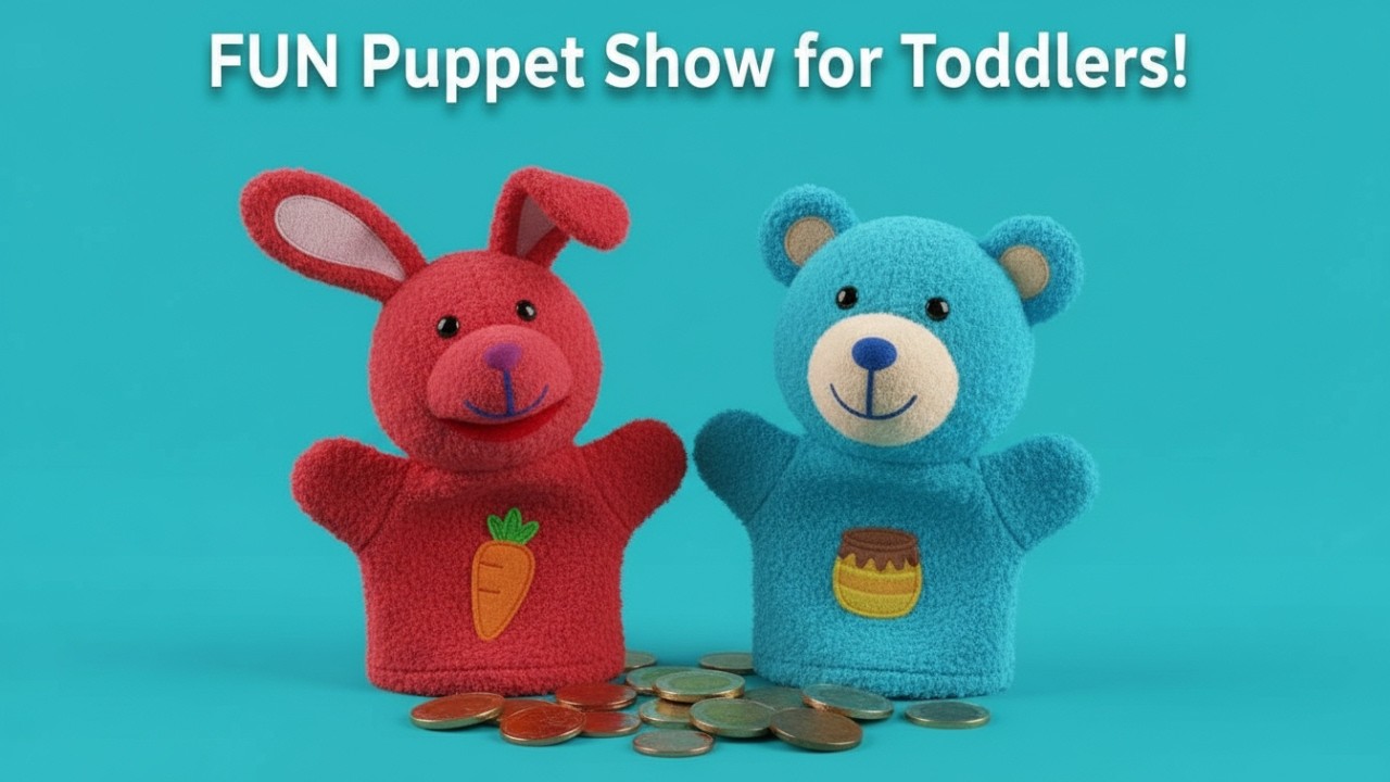 FUN Puppet Show for Toddlers That's Easy and Calm! - YouTube