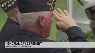 Spartanburg County honors local heroes in Memorial Day Ceremony