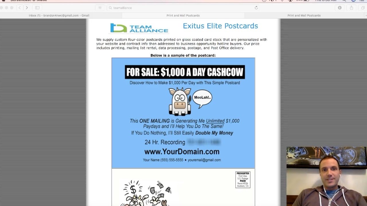 Exitus Elite Postcard Marketing System (Done For You) YouTube