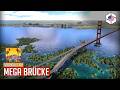 Große Golden Gate Bridge mit U-Bahn-Strecke in Cities Skylines 2 | Tropical City 30