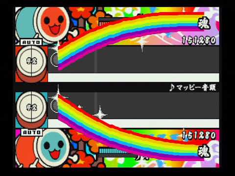 【太鼓の達人 タタコンでドドンがドン】マッピー音頭(かんたん)2人用譜面【CSアーカイブ】