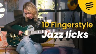 10 Easy Fingerstyle Jazz Licks - Arianna Powell | Pickup Music