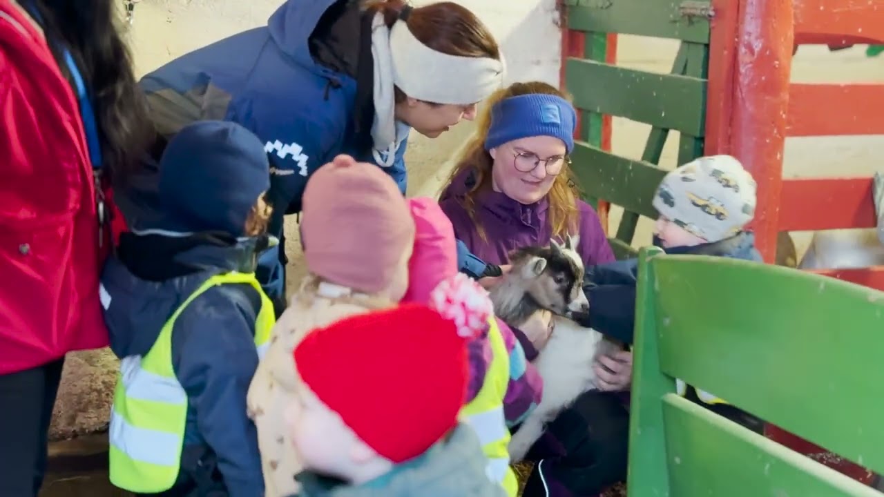 ISS Toddlers visit Ørnstein Gårdsbarnehage