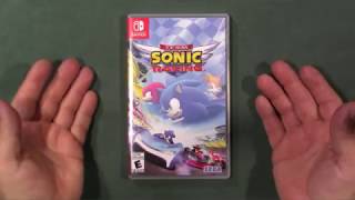 Team Sonic Racing unboxing for the switch