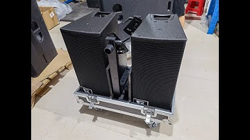 SANWAY new Y10P Dual 8 Inch Passive Pa Loudspeaker System Testing Part 2