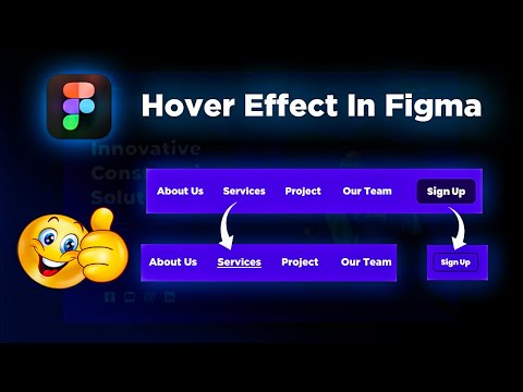 Create a Button with a HOVER EFFECT Animation in Figma | Prototyping Tutorial.