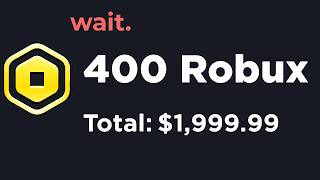 I thought I was buying 400 robux