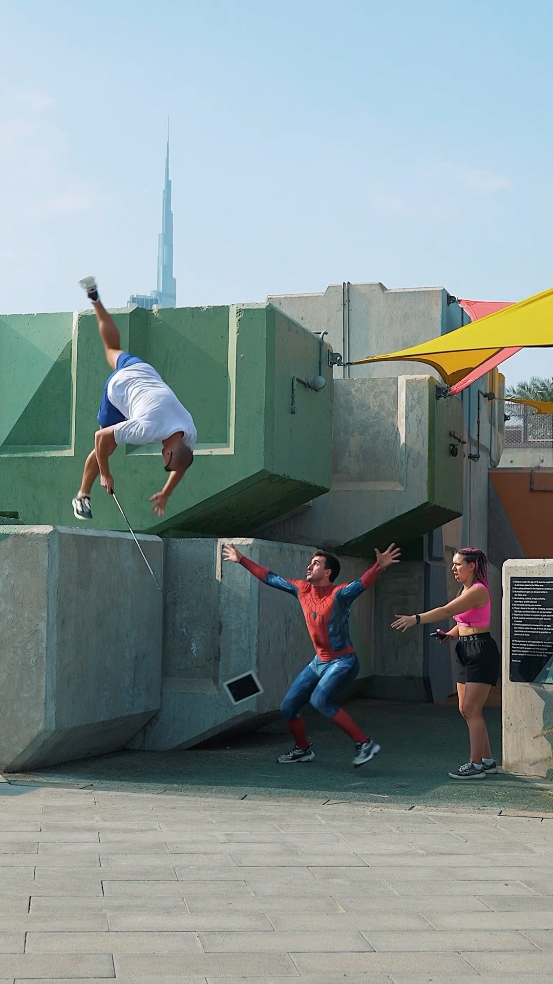 Parkour Athlete Pretended to Be a Falling Blind Man Prank?? #kiryakolesnikov #prank #funny #comedy