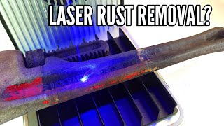 Rust Removal BATTLE:  EvapoRust vs. Electrolysis vs. xTool F1 Portable Laser