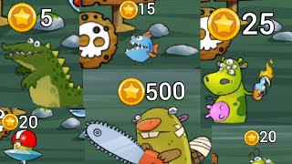 Coste en monedas de todos los monstruos de Swamp Attack(Nivel normal)
