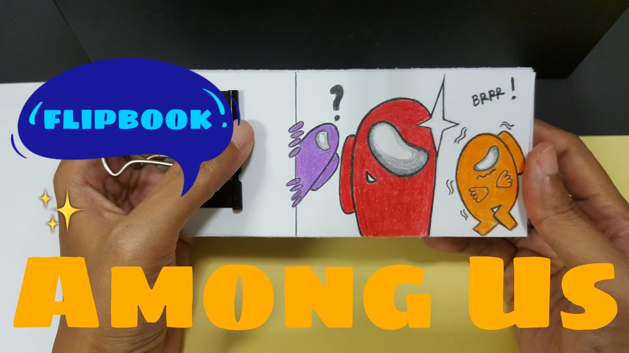 Among Us Flipbook | Impostor Super Power | Simple Flipbook Animation ...