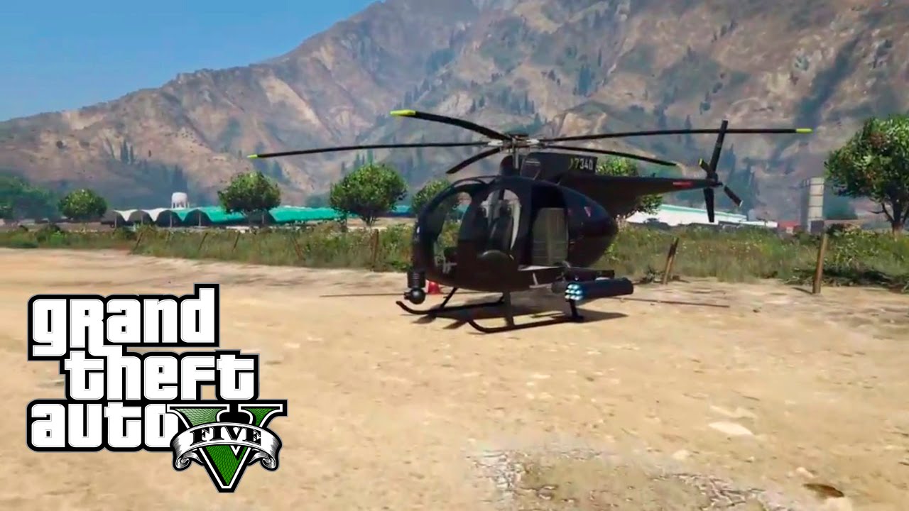 GTA V Buzzard Attack Chopper Rampage YouTube