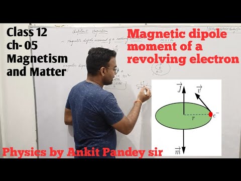 Magnetic dipole moment of a revolving electron//Magnetism ...