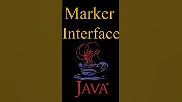Marker interface in java #shorts #theHutruuConcepts