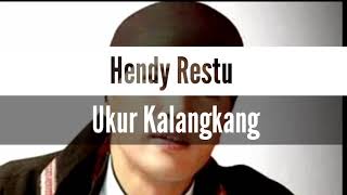 Hendy Restu - Ukur Kalangkang by Otong sukmoro 16,204 views 4 years ago 4 minutes, 58 seconds