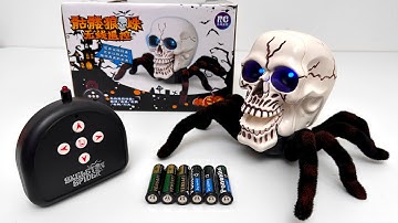 Unboxing RC Halloween Skeleton Tarantula,Flying Saucer Missile Vehicle,RC Bumper Car,Unboxing Car