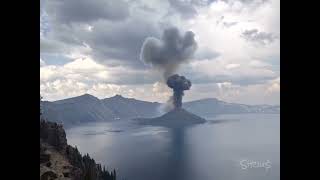 Crater Lake Volcano 🌋 