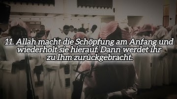 Surah Ar-Ruum [30] 1-27 deutsch #quran #اكسبلور #muhammadalluhaidan #fy سورة الروم محمد اللحيدان 