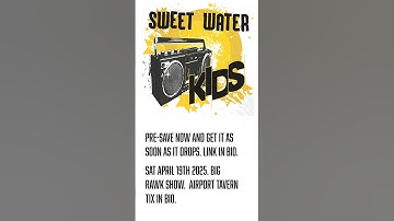 Thumbnail of Pre-Save KIDS, Sweet Water's New Single.  #livemusic #rockmusic #music #seattlerock
