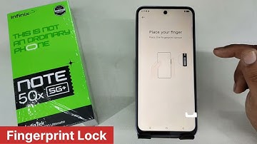 Infinix note 50x 5g Fingerprint Lock Kaise Lagaye || Infinix note 50x Fingerprint Lock Setting ||