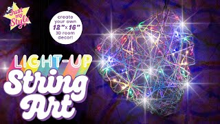 How to create the Just My Style Light Up String Art