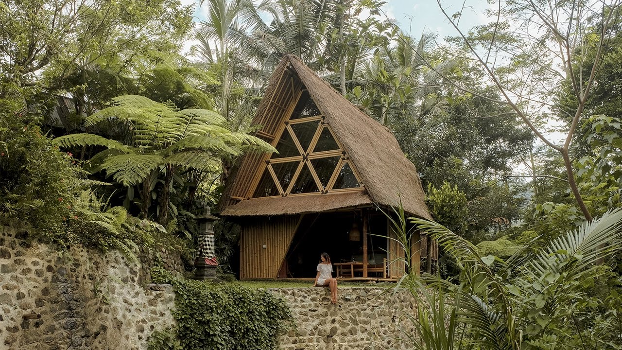 Bali Vlog One Night In A Bamboo Eco House Youtube