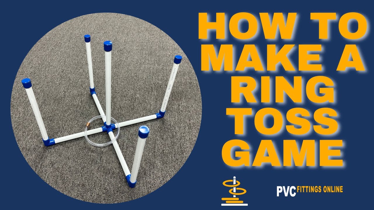 How To Make A Ring Toss Game Using PVC YouTube