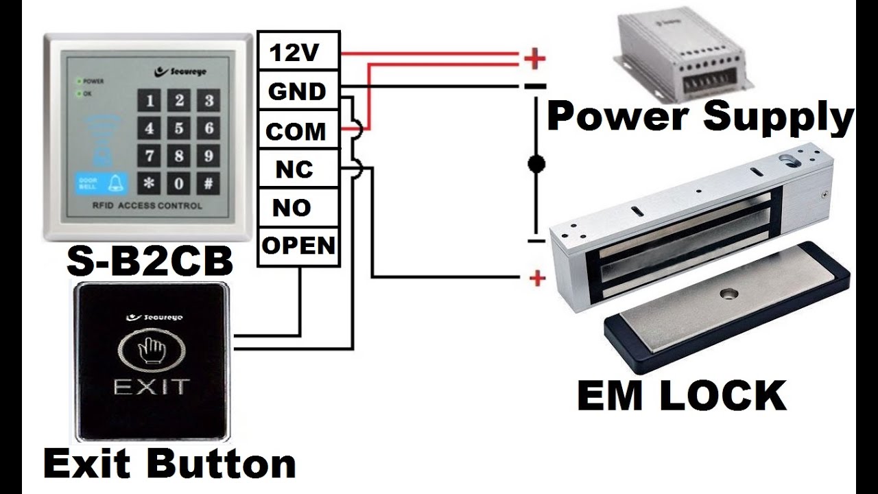 Access Control System Installation Wiring Working Full