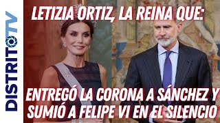 🔴LETIZIA ORTIZ🔴 La REINA que entregó la CORONA A SÁNCHEZ y sumió a FELIPE VI en el silencio
