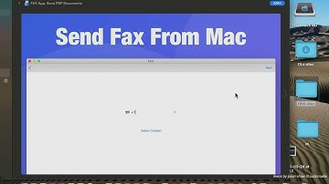 FAX App Send PDF Documents Mac App Store (Basic Overview)