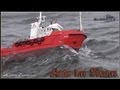 Rc offshore ship aziz  fighting big waves 
