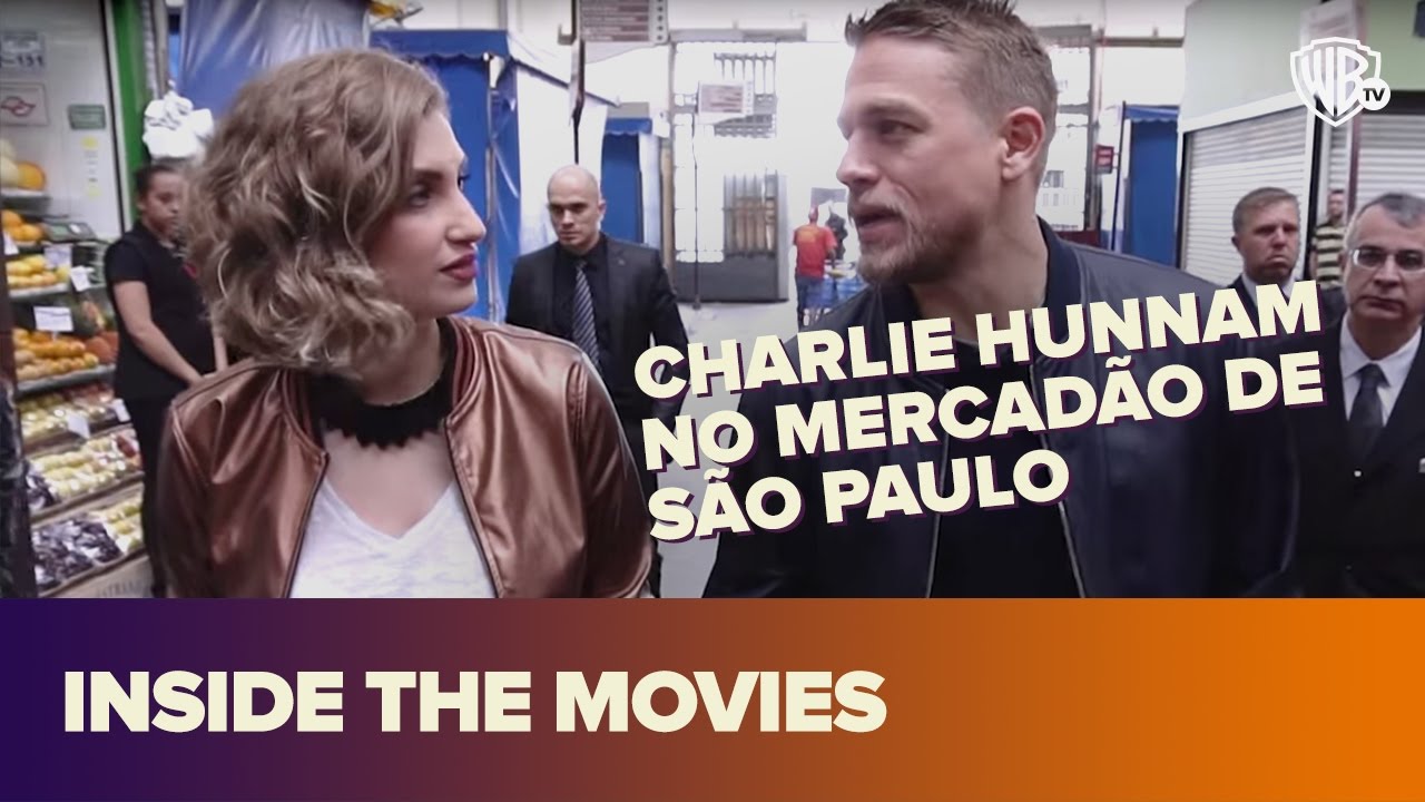 CHARLIE HUNNAM NO MERCADÃO DE SP! I Inside Movies