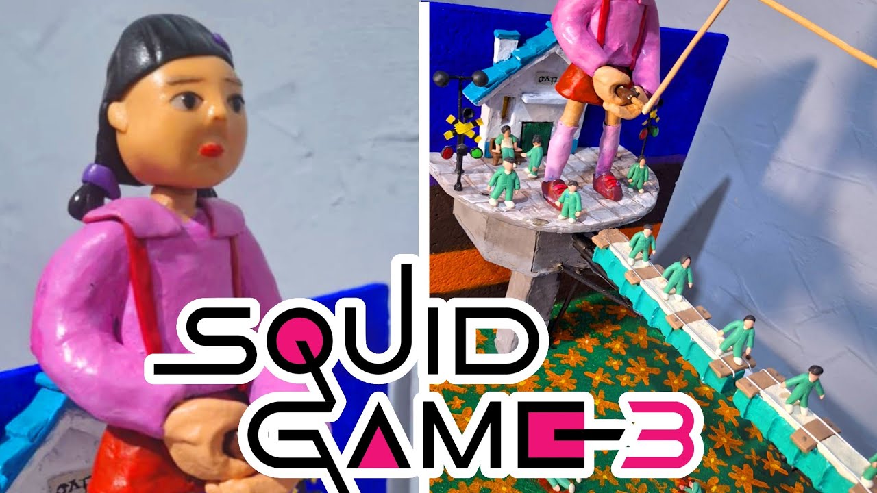 Diorama del Juego del calamar 3 🦑 | Saltar la cuerda #eljuegodelcalamar 