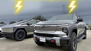 Silverado EV Trail Boss & Tesla Cyber Truck Comparison 