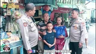 ANGJASANA KEPADA ANAK YANG TERSEREMPET KERETA DIWILAYAH POLSEK PADEMANGAN