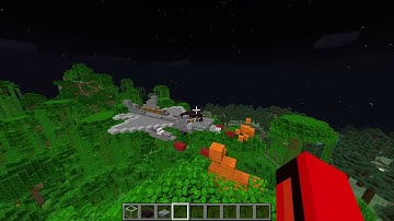 American Air Force F-22 Raptor Jet in Minecraft