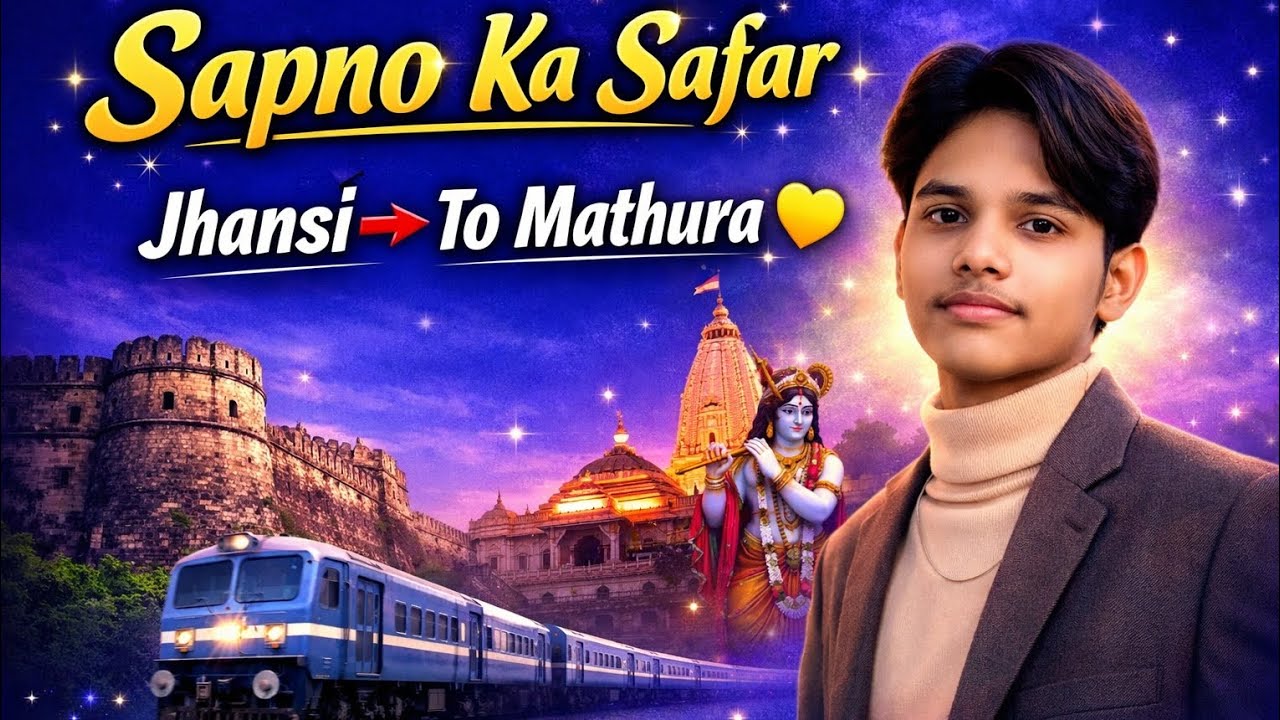 Sapno Ka Safar!!Jhansi To Mathura!!👈