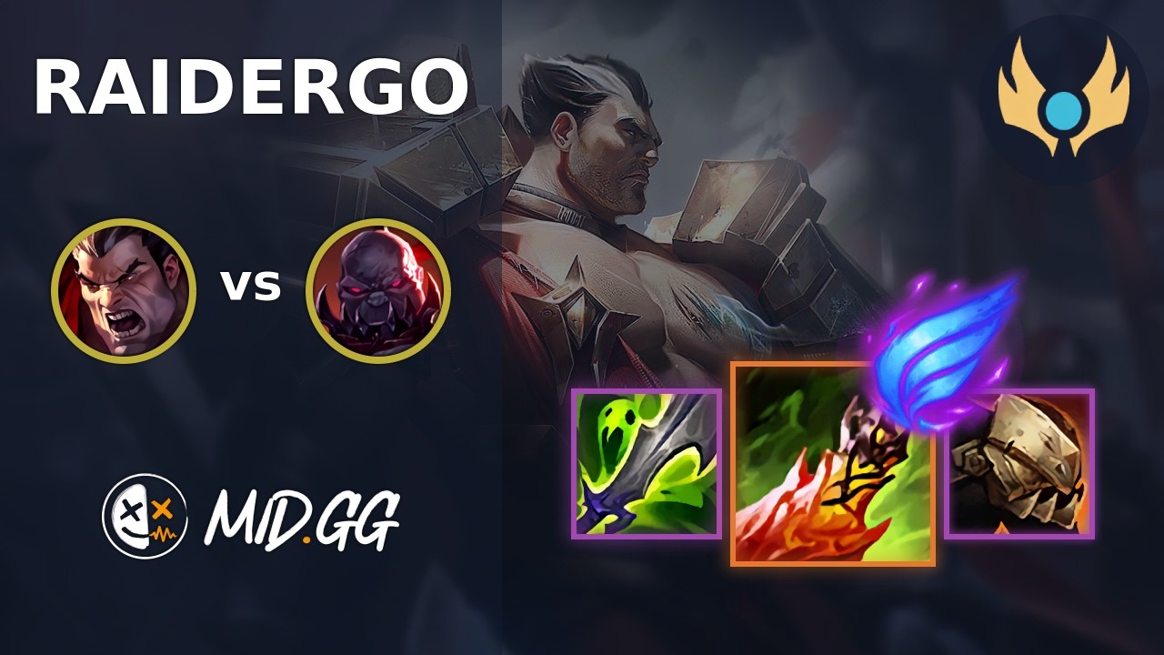 MID.GG: [ RaiderGO ] Darius TOP vs Sion | EUW CHALLENGER | LOL Season ...