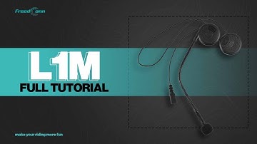 FreedConn L1M Motorcycle Helmet Bluetooth Headset| FULL TUTORIAL